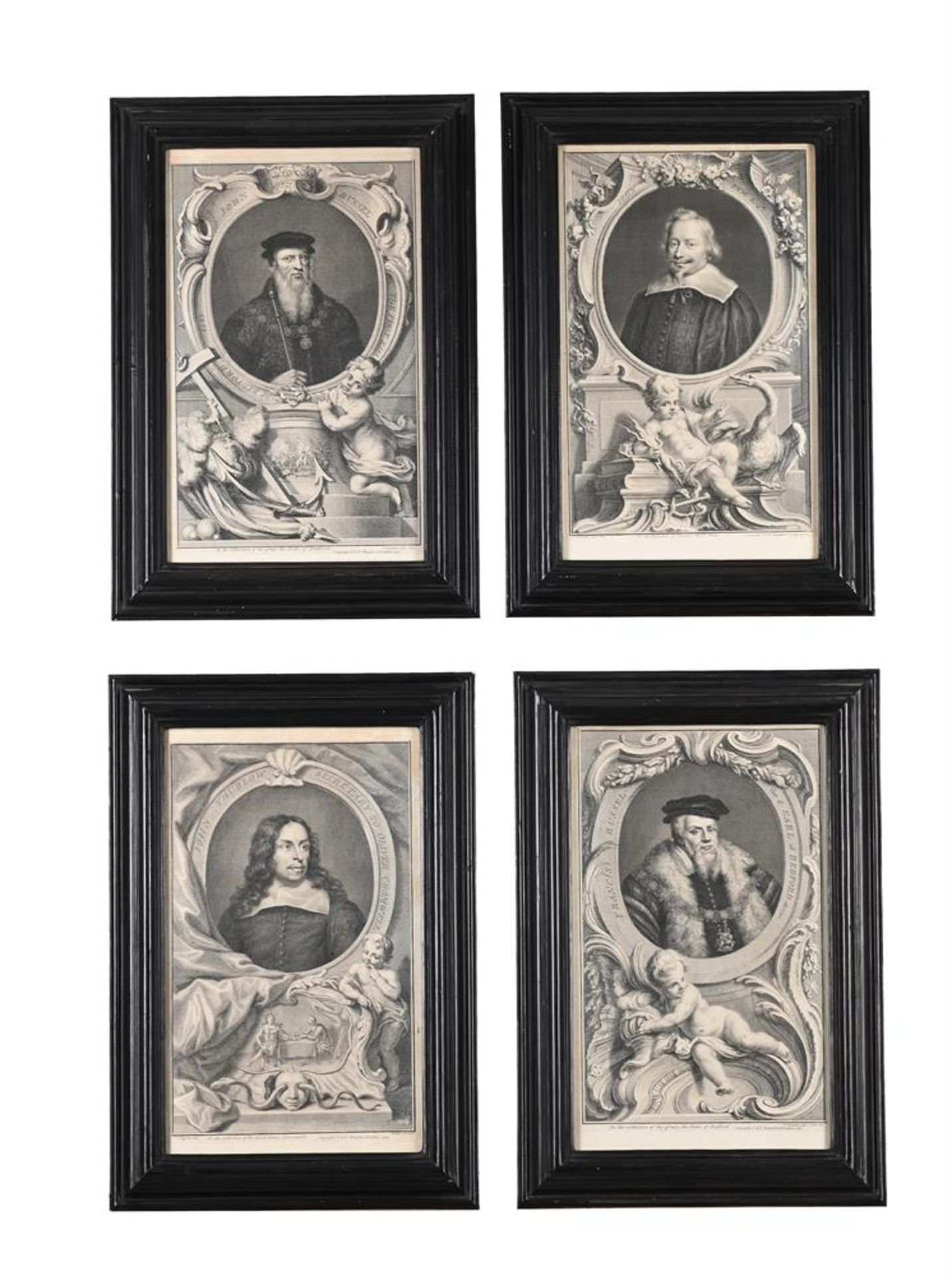 JACOBUS HOUBRAKEN AFTER SIR ANTHONY VAN DYCK, A SET OF TEN PORTRAITS OF DUKES - Image 2 of 5