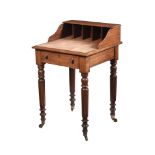 A VICTORIAN MAHOGANY WRITING TABLE, LATE 19TH CENTURY