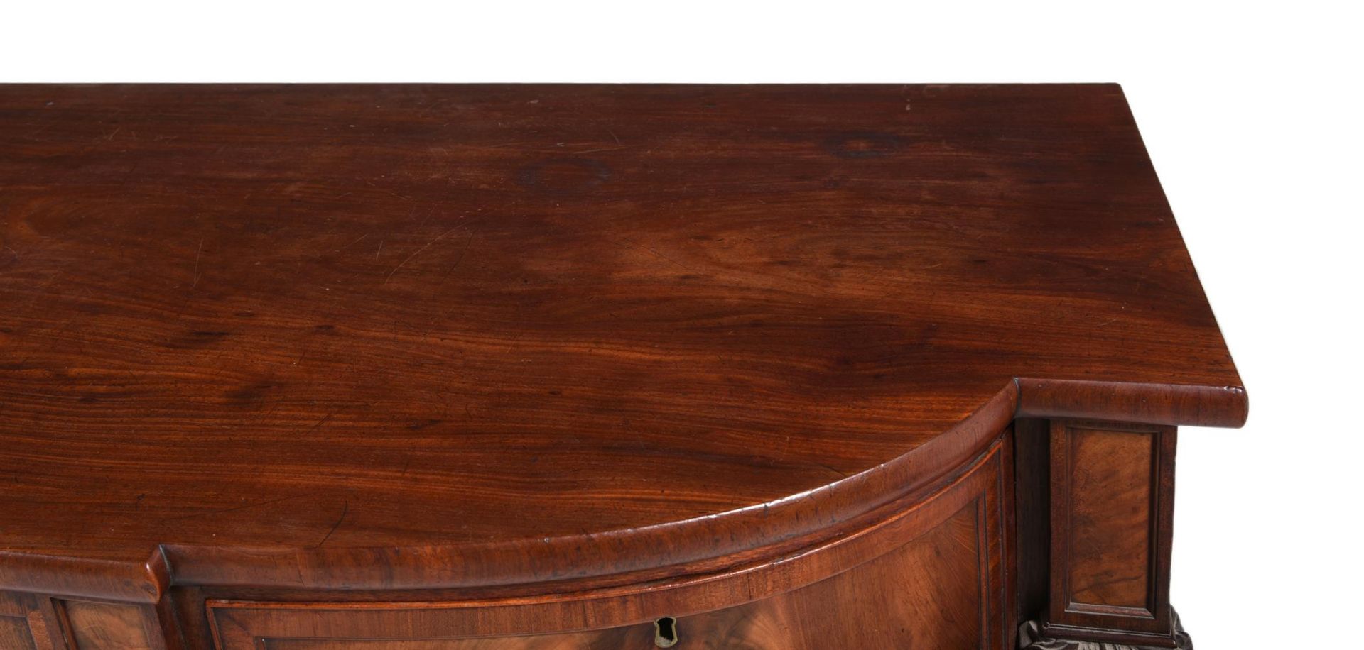 A GEORGE IV MAHOGANY SIDEBOARD, PROBABLY SCOTTISH - Bild 2 aus 3