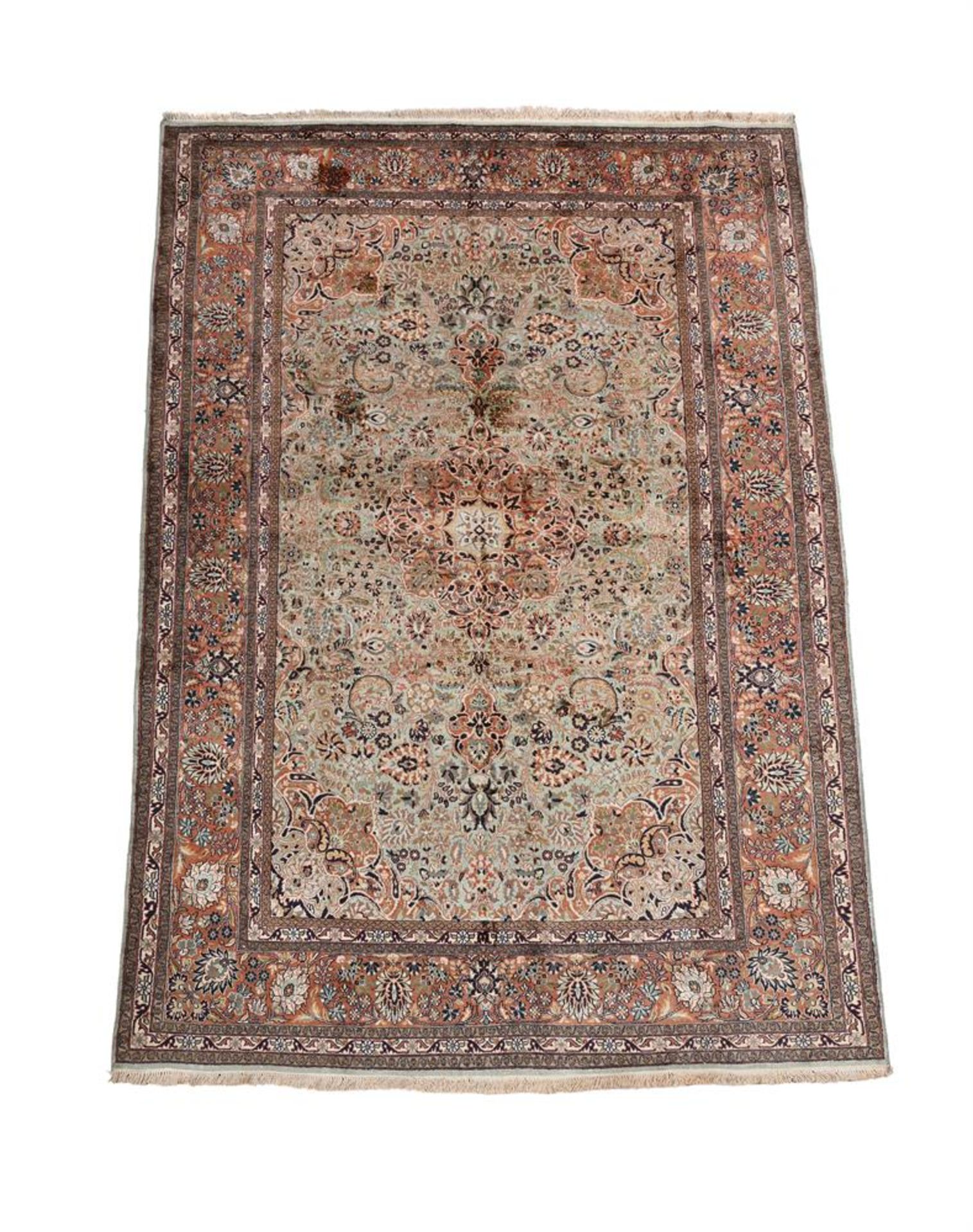 A HEREKE SILK RUG