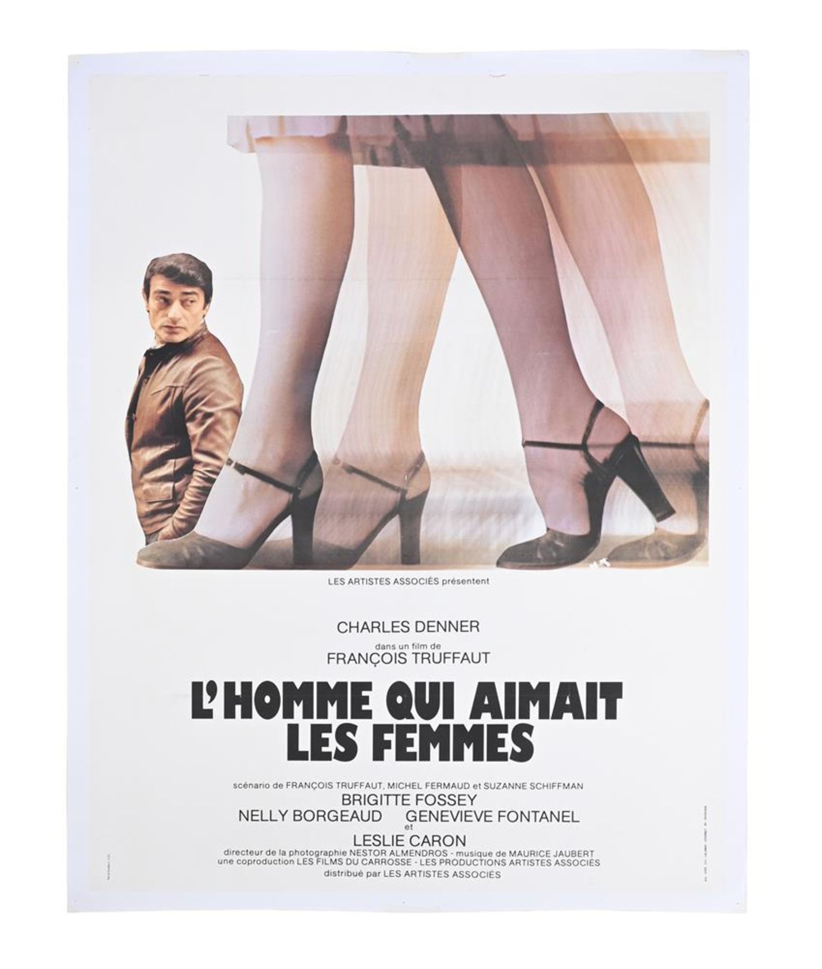 A FRENCH FILM POSTER FOR 'THE MAN WHO LOVED THE WOMEN'1977