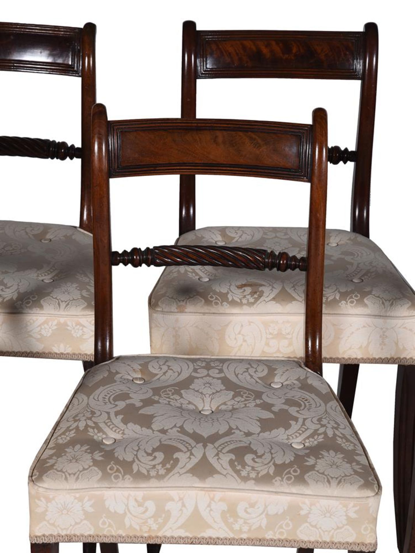 A SET OF EIGHT MAHOGANY DINING CHAIRS, EARLY 19TH CENTURY - Image 2 of 2