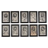 JACOBUS HOUBRAKEN AFTER SIR ANTHONY VAN DYCK, A SET OF TEN PORTRAITS OF DUKES