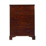 A GEORGE MAHOGANY SECRETAIRE CHEST OF DRAWERS, ATTRIBUTED TO GILLOWS, CIRCA 1790
