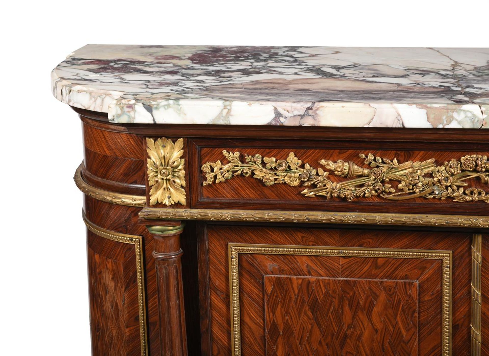 Y A FRENCH KINGWOOD AND PARQUETRY CABINET IN LOUIS XVI STYLE - Bild 2 aus 2