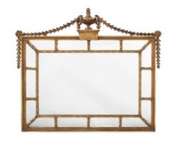 A GILTWOOD WALL MIRROR IN GEORGE III STYLE, EARLY 20TH CENTURY