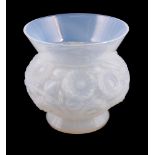 LALIQUE, RENE LALIQUE, SOUCIS, AN OPALESCENT GLASS VASE