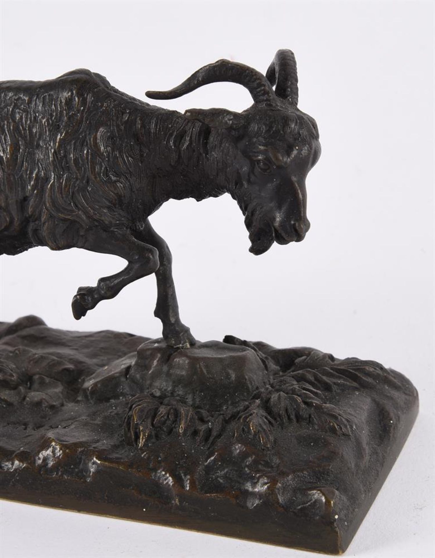 AFTER P J MENE, A BRONZE MODEL OF A MOUNTAIN GOAT - Image 2 of 2