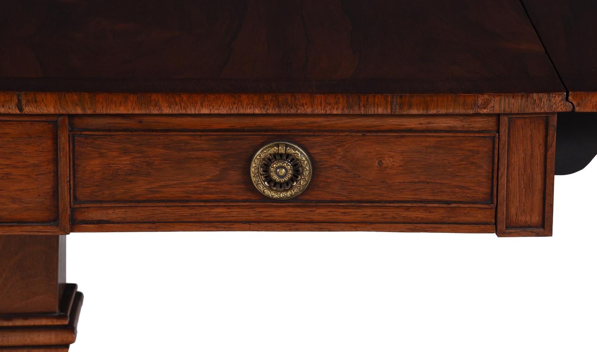 A REGENCY MAHOGANY AND CROSSBANDED SOFA TABLE, CIRCA 1820 - Image 2 of 3