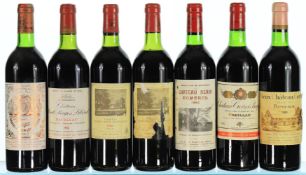 1982 Selection of Fine Mixed Bordeaux from Pomerol and Pauillac