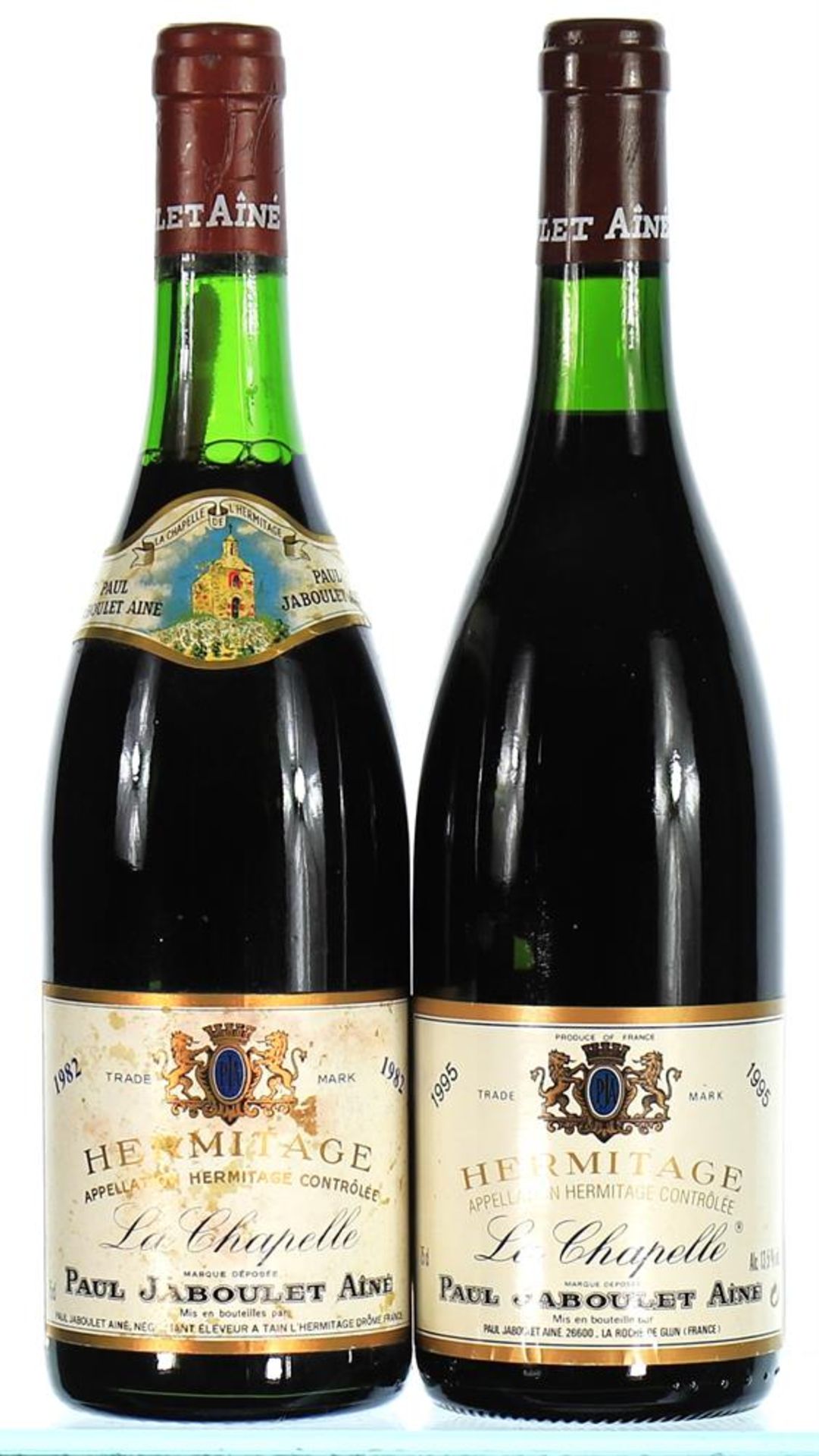 1982/1995 Vertical of Paul Jaboulet Aine, Hermitage, La Chapelle Rouge