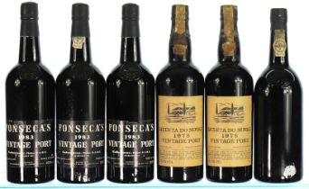 1975/1983 Dow's, Quinta do Noval and Fonseca Port