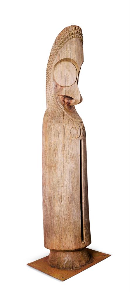 A MONUMENTAL NI-VANUATU CARVED HARDWOOD SLIT DRUM, 20TH CENTURY - Image 2 of 3