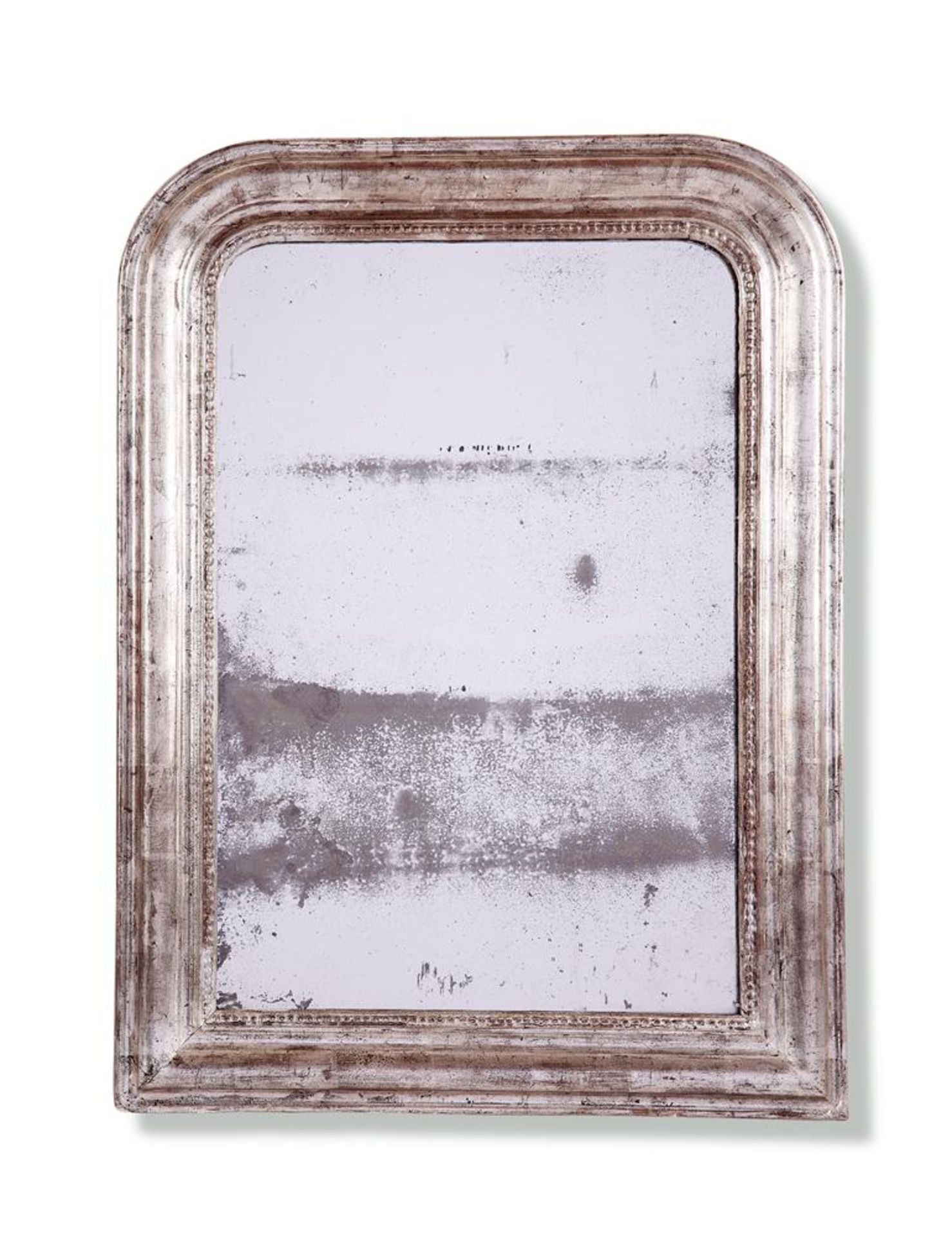 A SILVER GILT WALL MIRROR MID 19TH CENTURY91cm high