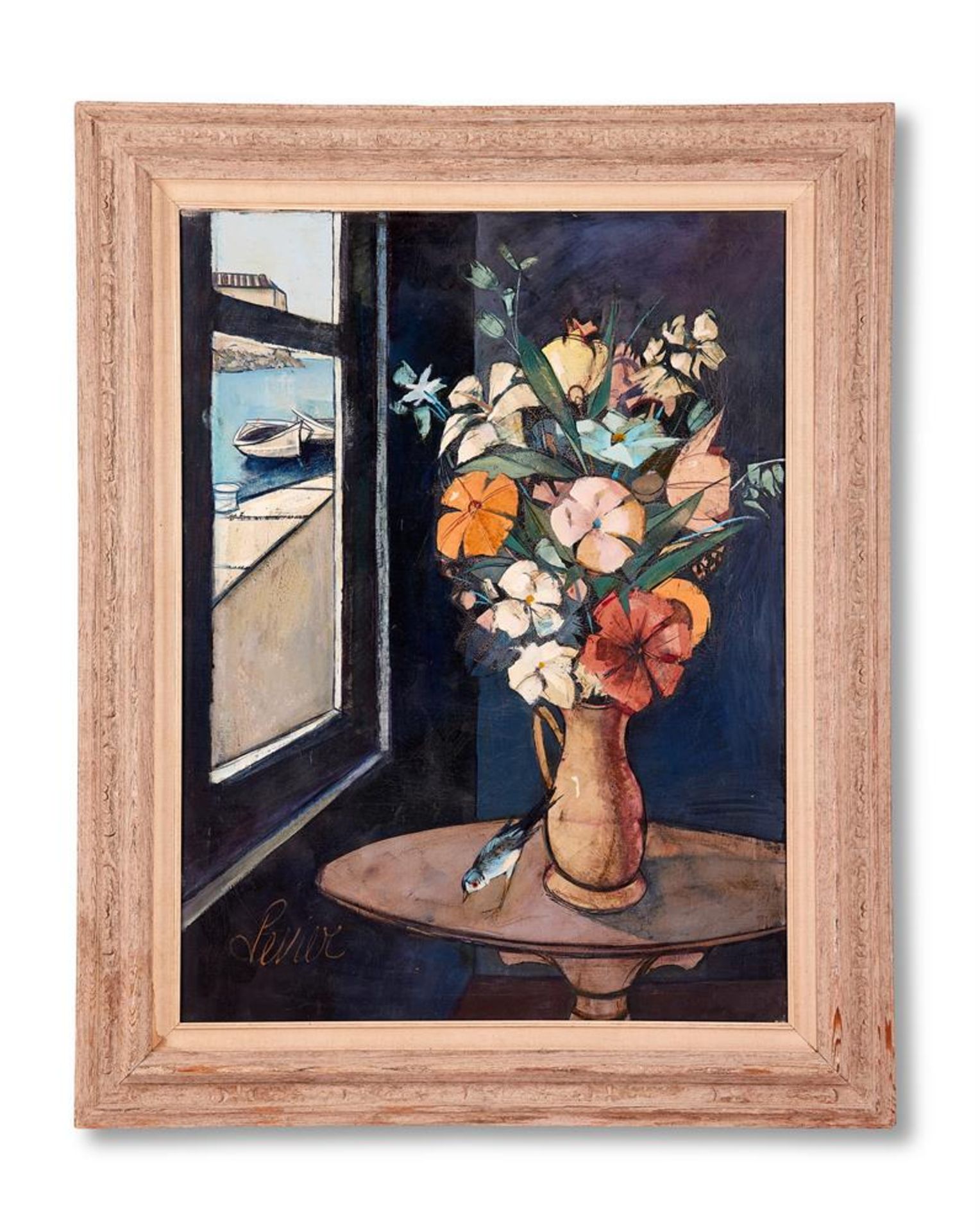 λ CHARLES LEVIER (FRENCH 1920-2003), FLEURS DANS LA CHAMBRE