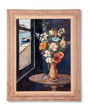 CHARLES LEVIER (FRENCH 1920-2003), FLEURS DANS LA CHAMBRE