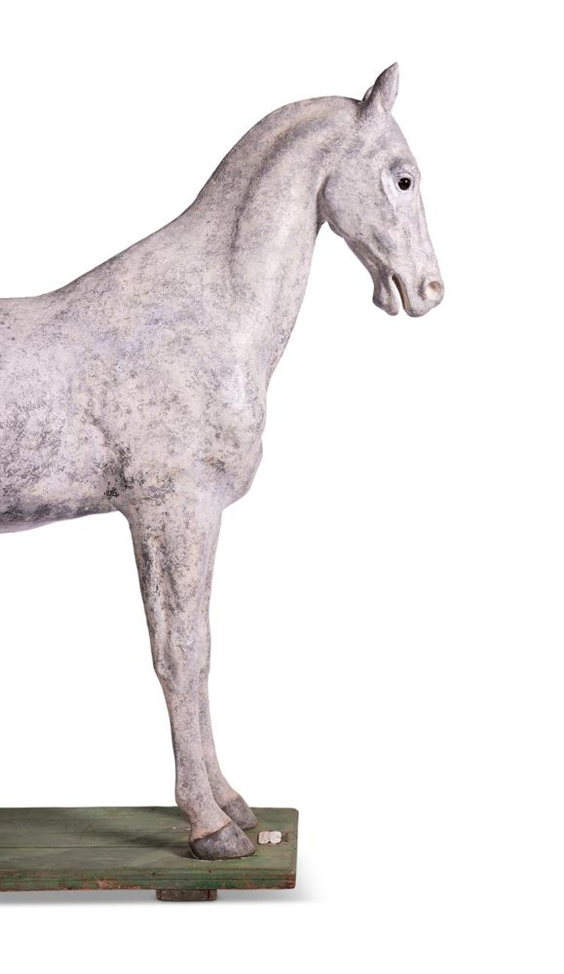 A FRENCH LIFE SIZE PAPIER MÂCHÉ STALLION, LATE 19TH CENTURY - Bild 4 aus 5