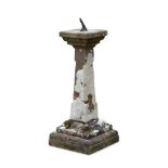 A RED SANDSTONE SUNDIAL, 19TH CENTURY