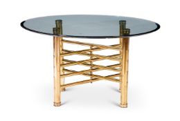 A POLISHED BRASS OCCASIONAL TABLE, CIRCA 1960