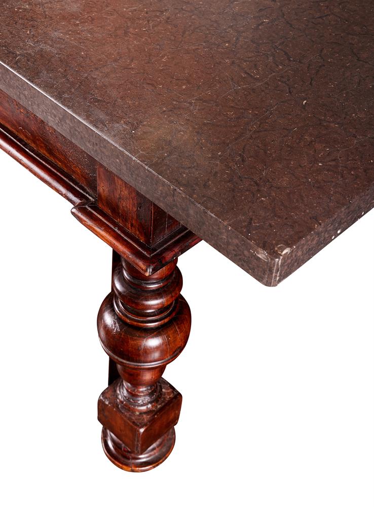 A SWEDISH BAROQUE WALNUT TABLE, CIRCA 1750 - Image 2 of 2