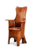 A WELSH ELM ARMCHAIR, 19TH CENTURY