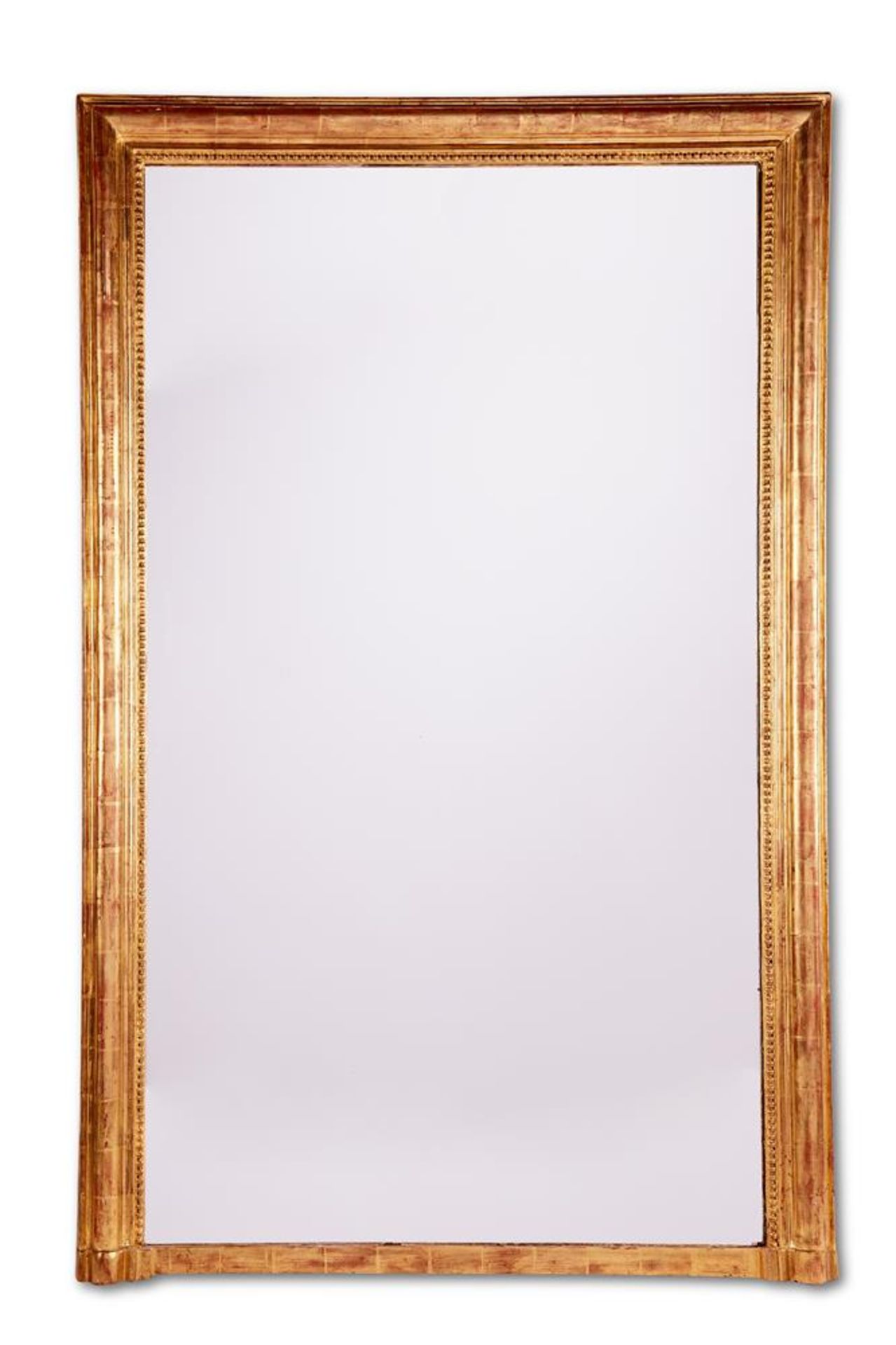 A FRENCH GILTWOOD OVERMANTEL MIRROR, MID 19TH CENTURY