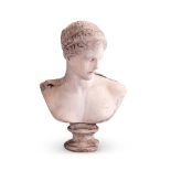 A WHITE MARBLE BUST OF VENUS D'ARLES, 19TH CENTURY