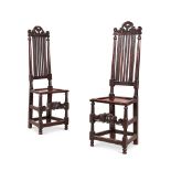 A PAIR OF JAMES II OAK SIDE CHAIRS, CIRCA 1685