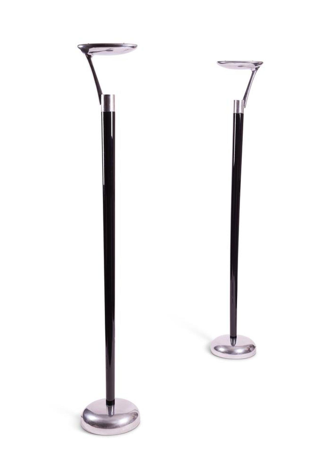 A PAIR OF SWISS FLOOR LAMPS, 1980s