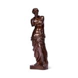 AFTER THE ANTIQUE, A BRONZE FIGURE OF THE VENUS DE MILO CAST BY BARBEDIENNE, LATE 19TH CENTURY