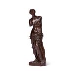 AFTER THE ANTIQUE, A BRONZE FIGURE OF THE VENUS DE MILO CAST BY BARBEDIENNE, MID/LATE 19TH CENTURY