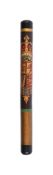 A VICTORIAN SCOTTISH PAINTED WOOD TRUNCHEON