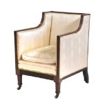 A MAHOGANY ARMCHAIR IN THE MANNER OF GILLOWS