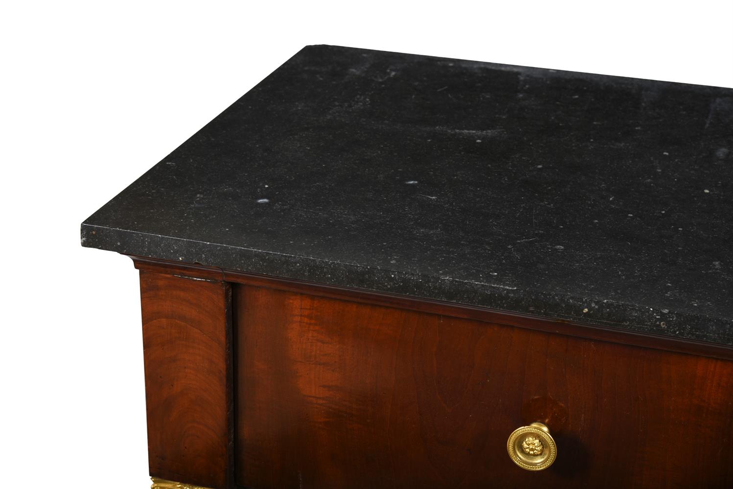 AN EMPIRE MAHOGANY AND ORMOLU MOUNTED SECRETAIRE CHEST, CIRCA 1820 - Image 3 of 4