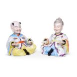 A PAIR OF DRESDEN PAGODA FIGURES, MODERN, IN THE MEISSEN STYLE