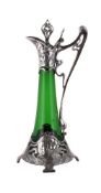 A GERMAN ART NOUVEAU CLARET JUG OR WINE EWER, EARLY 20TH CENTURY