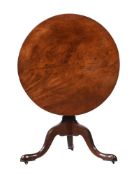 A GEORGE III MAHOGANY TRIPOD TABLE, CIRCA 1770