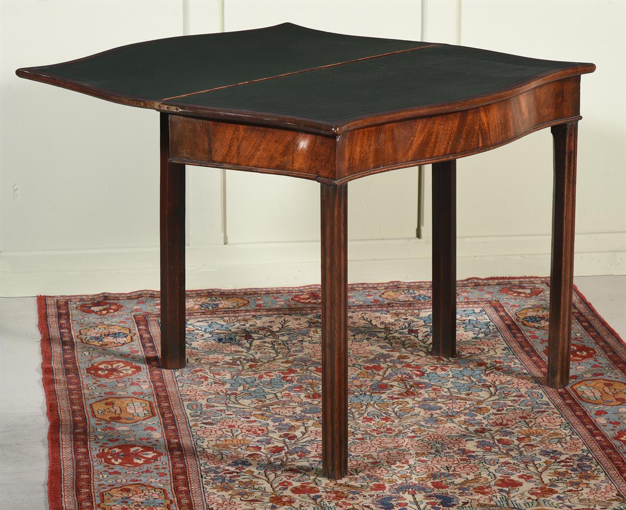 A GEORGE III MAHOGANY FOLDING CARD TABLE, CIRCA 1780 - Image 2 of 2