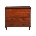Y A GEORGE IV MAHOGANY MULE CHEST CIRCA 1830, ATTRIBUTED TO GILLOWS