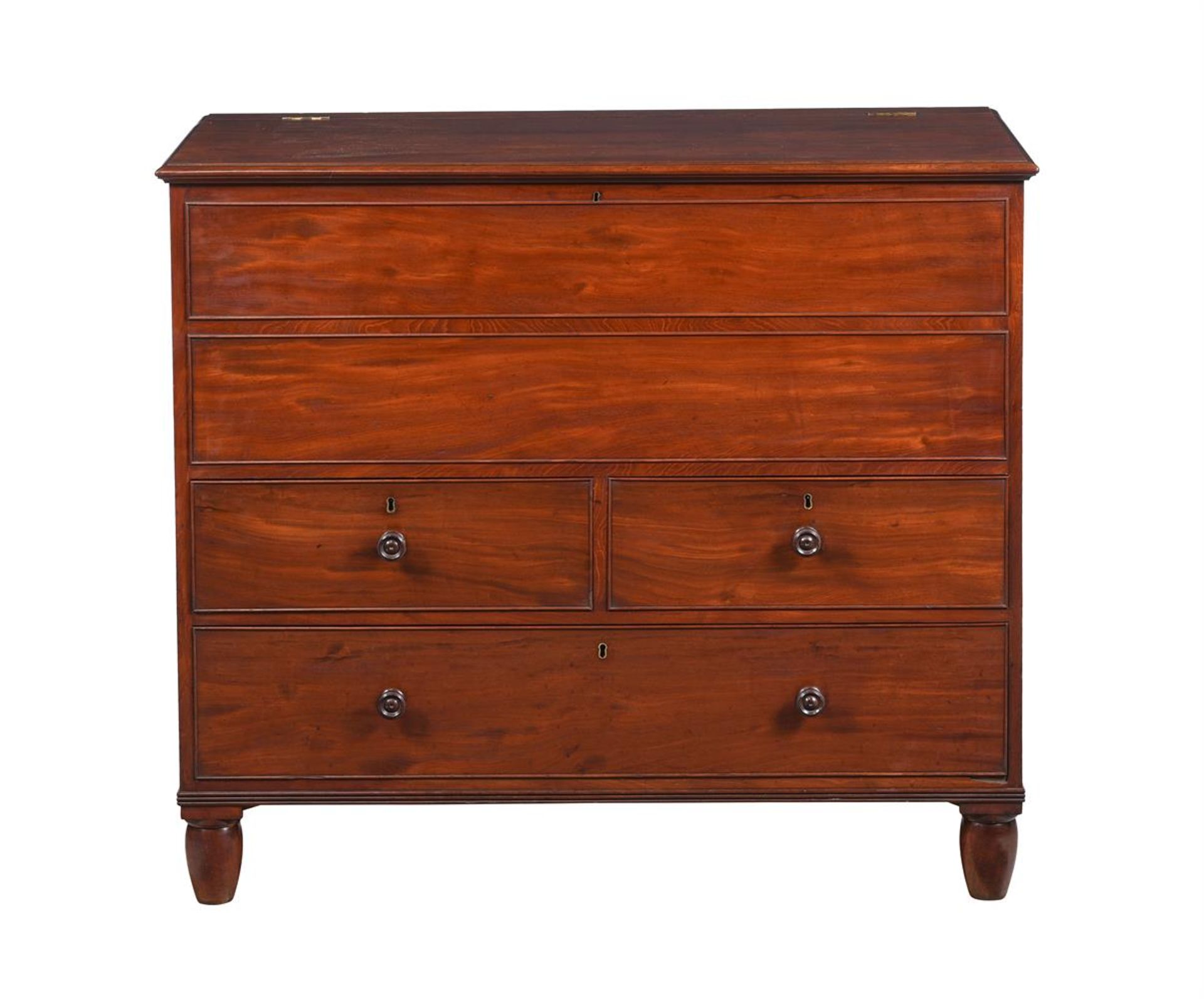 Y A GEORGE IV MAHOGANY MULE CHEST CIRCA 1830, ATTRIBUTED TO GILLOWS