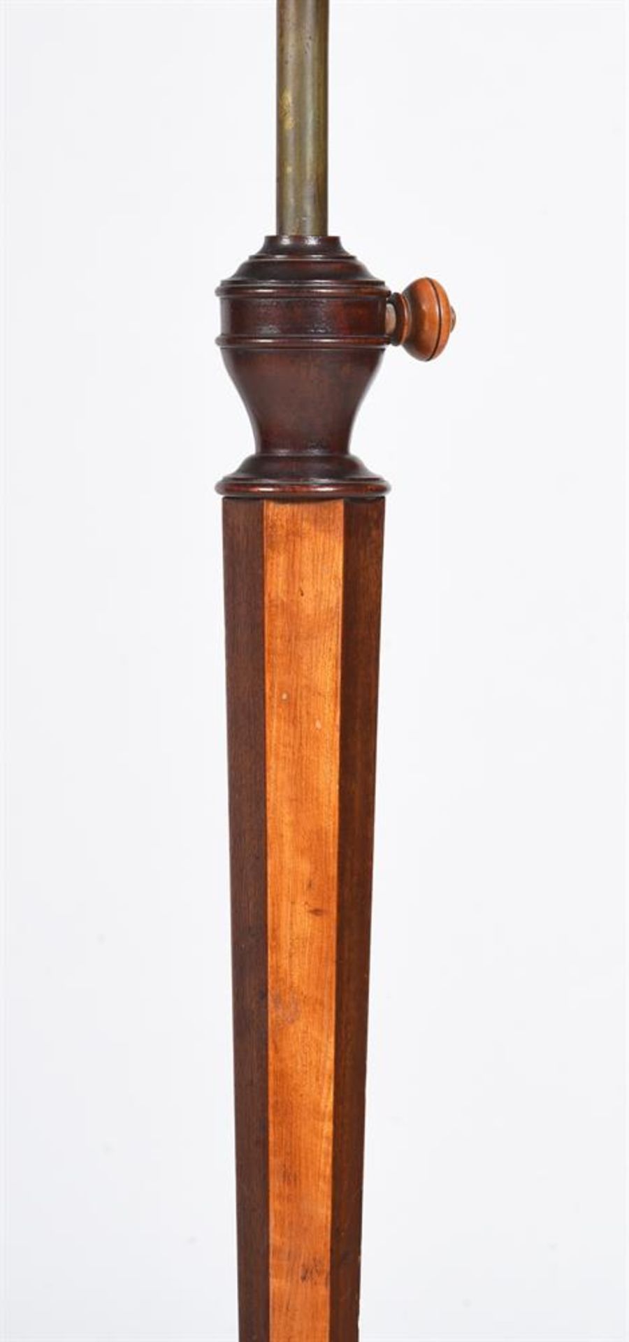 A LATE VICTORIAN SATINWOOD LYRE MUSIC STAND, LATE 19TH CENTURY - Image 4 of 5