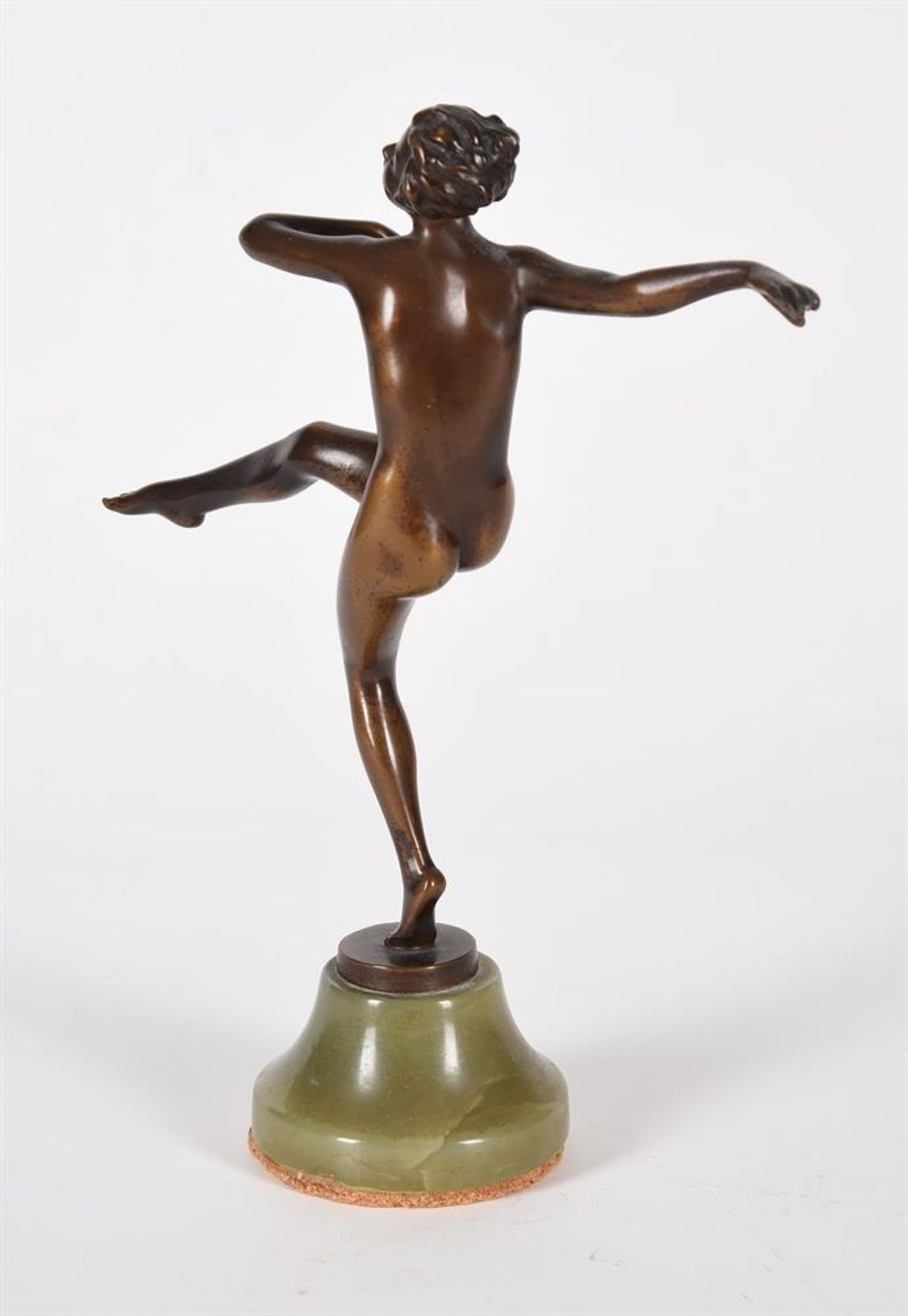 AFTER JOSEF LORENZL, A BRONZE MODEL OF A DANCER, MID 20TH CENTURY - Image 2 of 3
