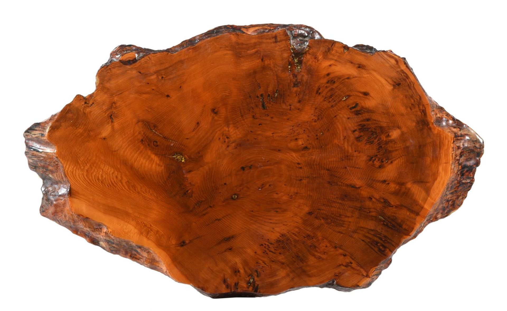 A YEW WOOD, BURR AND ROOT WOOD TABLE, 20TH CENTURY - Bild 3 aus 4