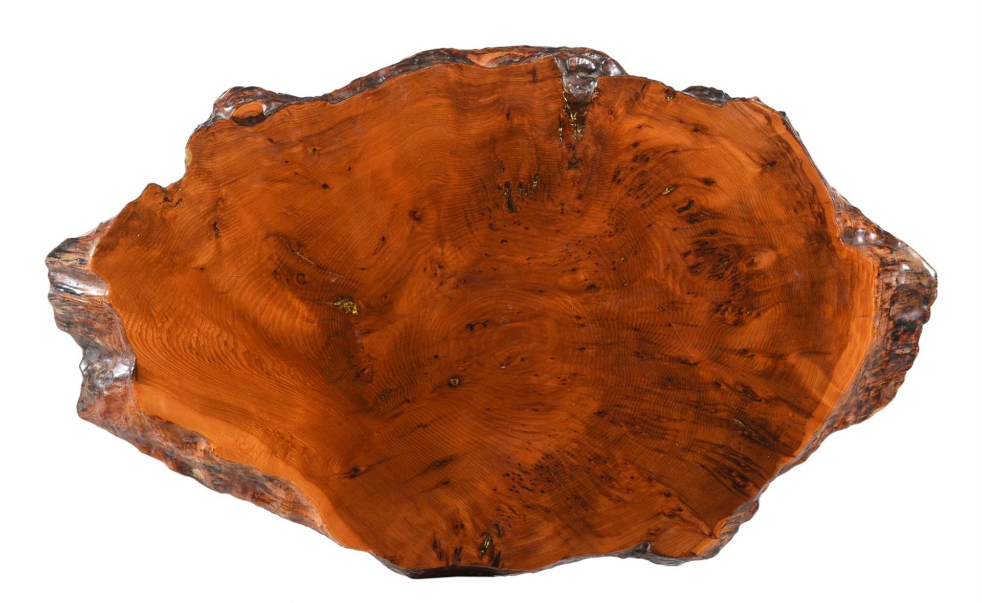 A YEW WOOD, BURR AND ROOT WOOD TABLE, 20TH CENTURY - Image 3 of 4