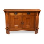 AN ARTS AND CRAFTS OAK SIDEBOARD, BY LEE, LONGLAND & CO.