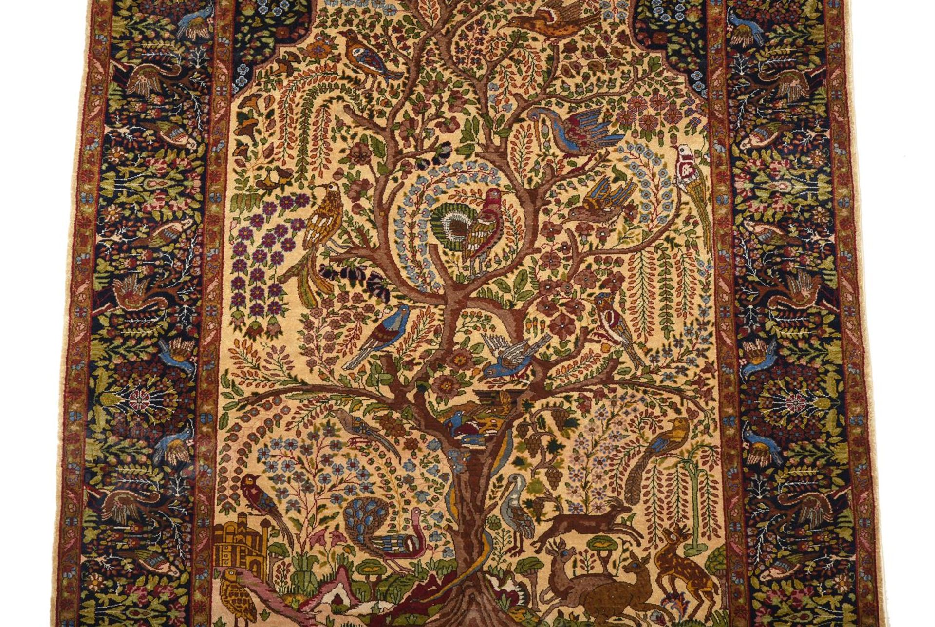 A KASHAN 'TREE OF LIFE' RUG - Image 2 of 2