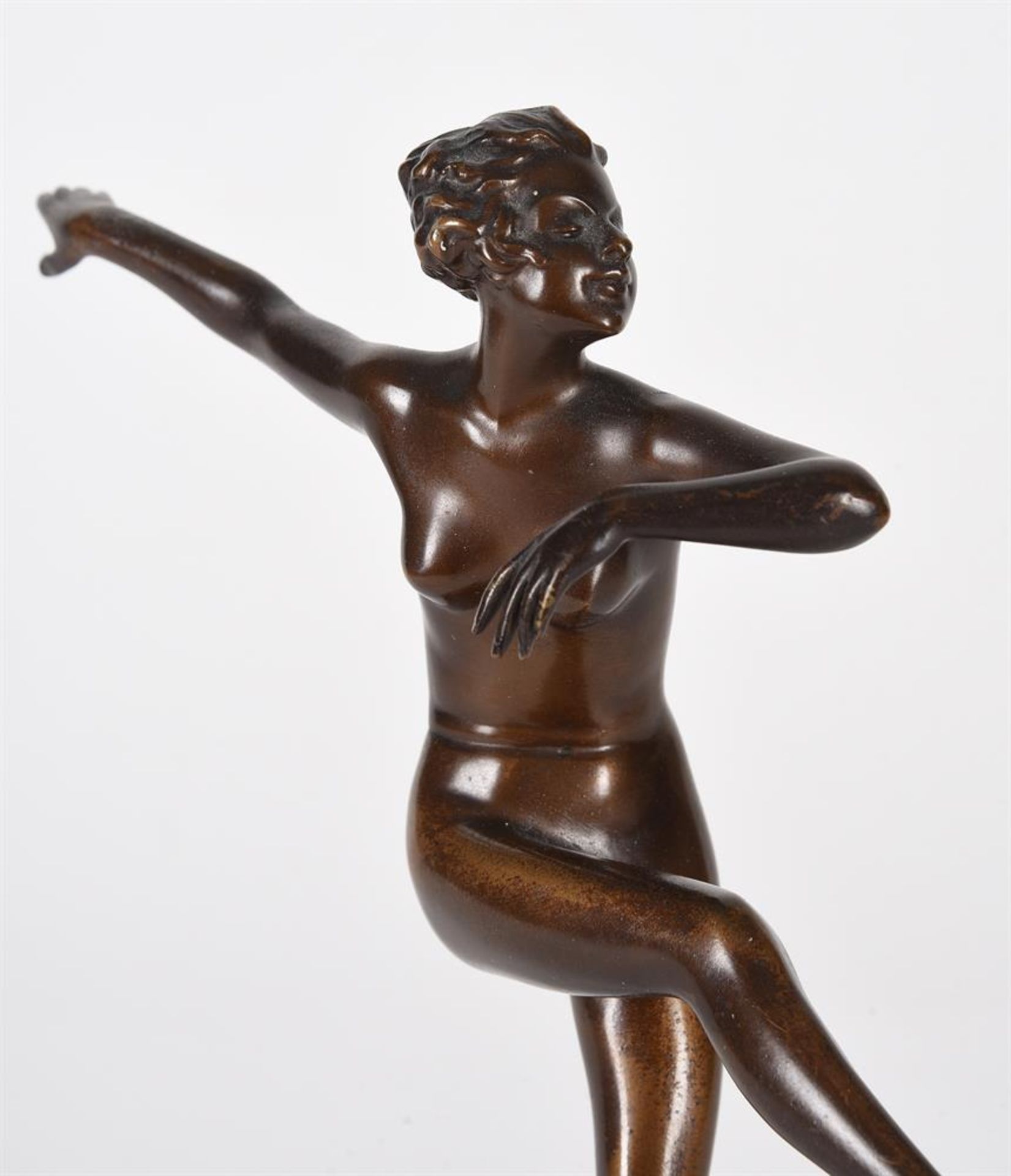 AFTER JOSEF LORENZL, A BRONZE MODEL OF A DANCER, MID 20TH CENTURY - Image 3 of 3