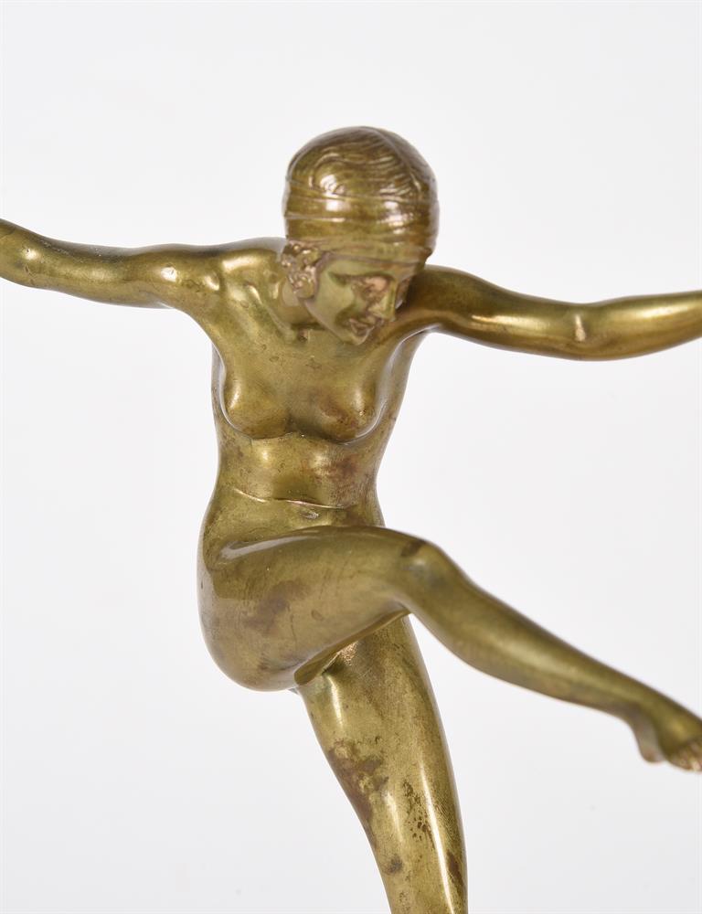 AFTER JOSEF LORENZL, A BRONZE MODEL OF A DANCER IN ART DECO STYLE, MID 20TH CENTURY - Image 3 of 3