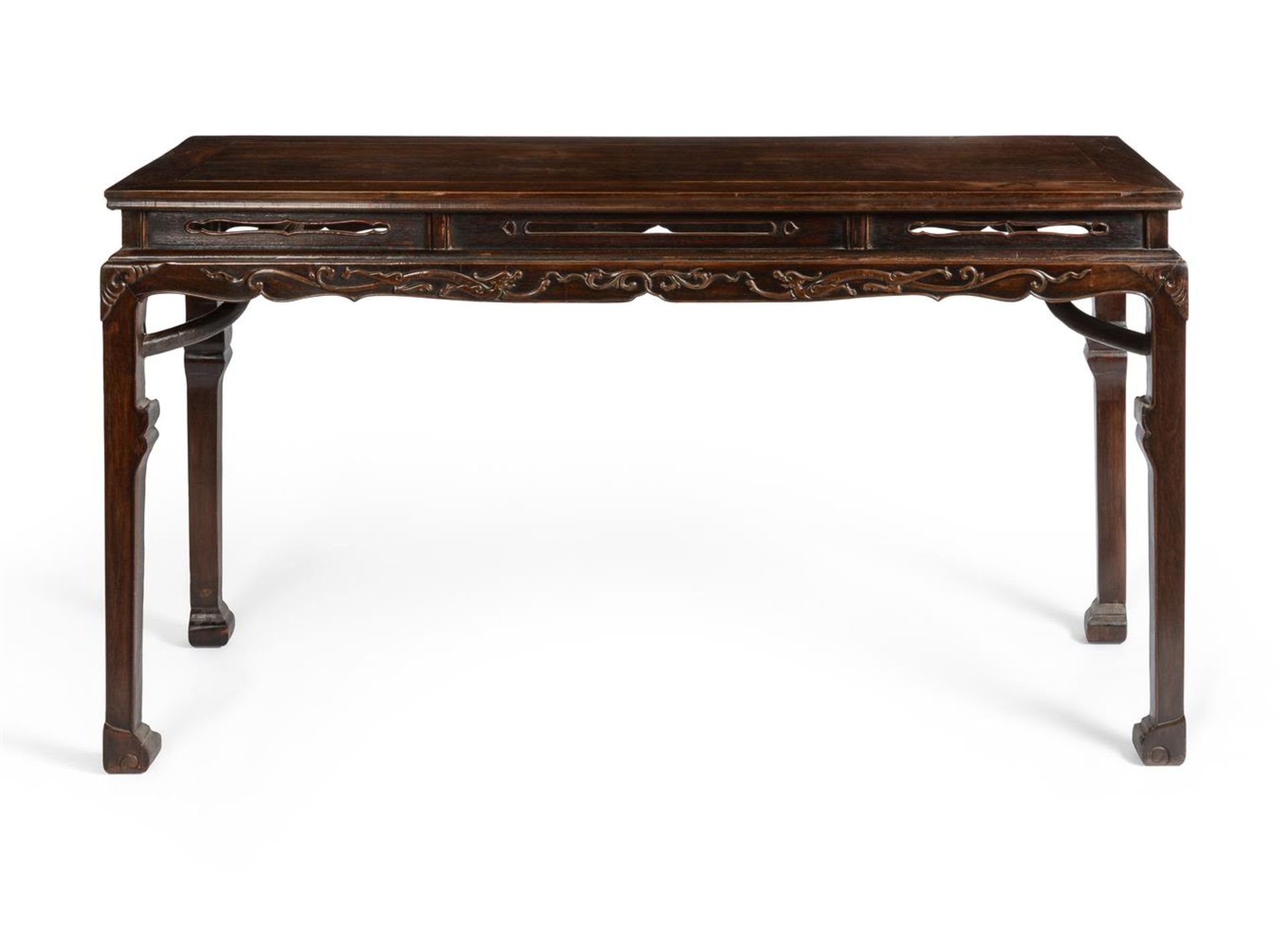 A large Chinese ironwood table