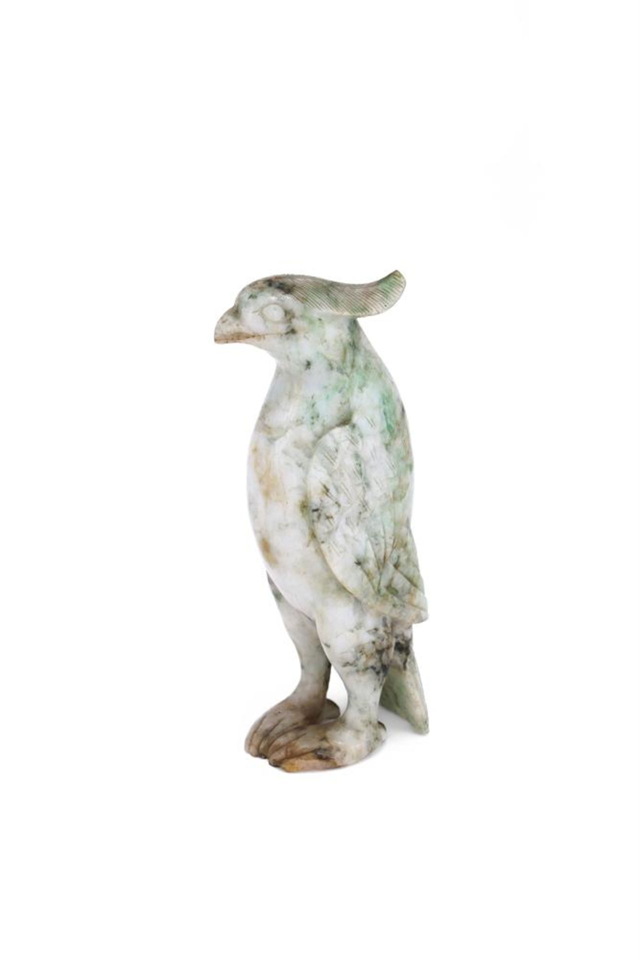A Chinese Jadeite model of a parrot